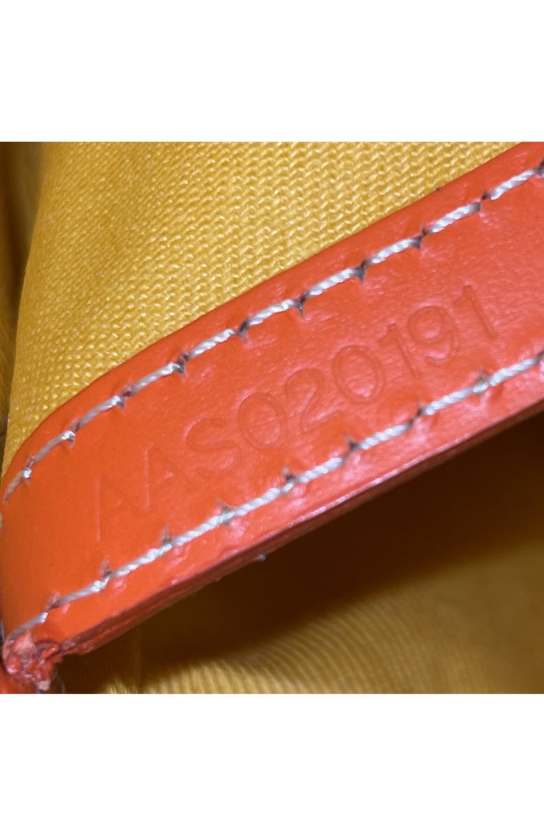 Pre-Owned Goyard Cap Vert Bag Coated Canvas, Alternate, color, Orange