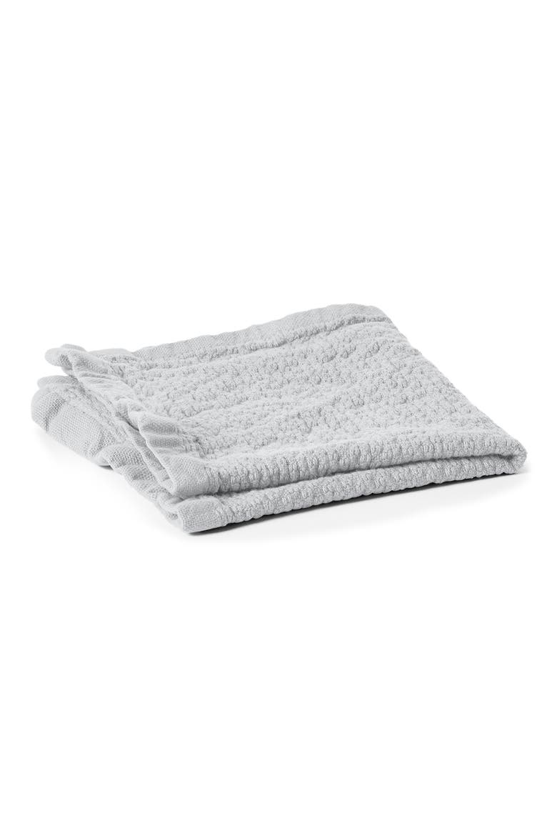Adriatic Organic Cotton Washcloth, Main, color, SEAL
