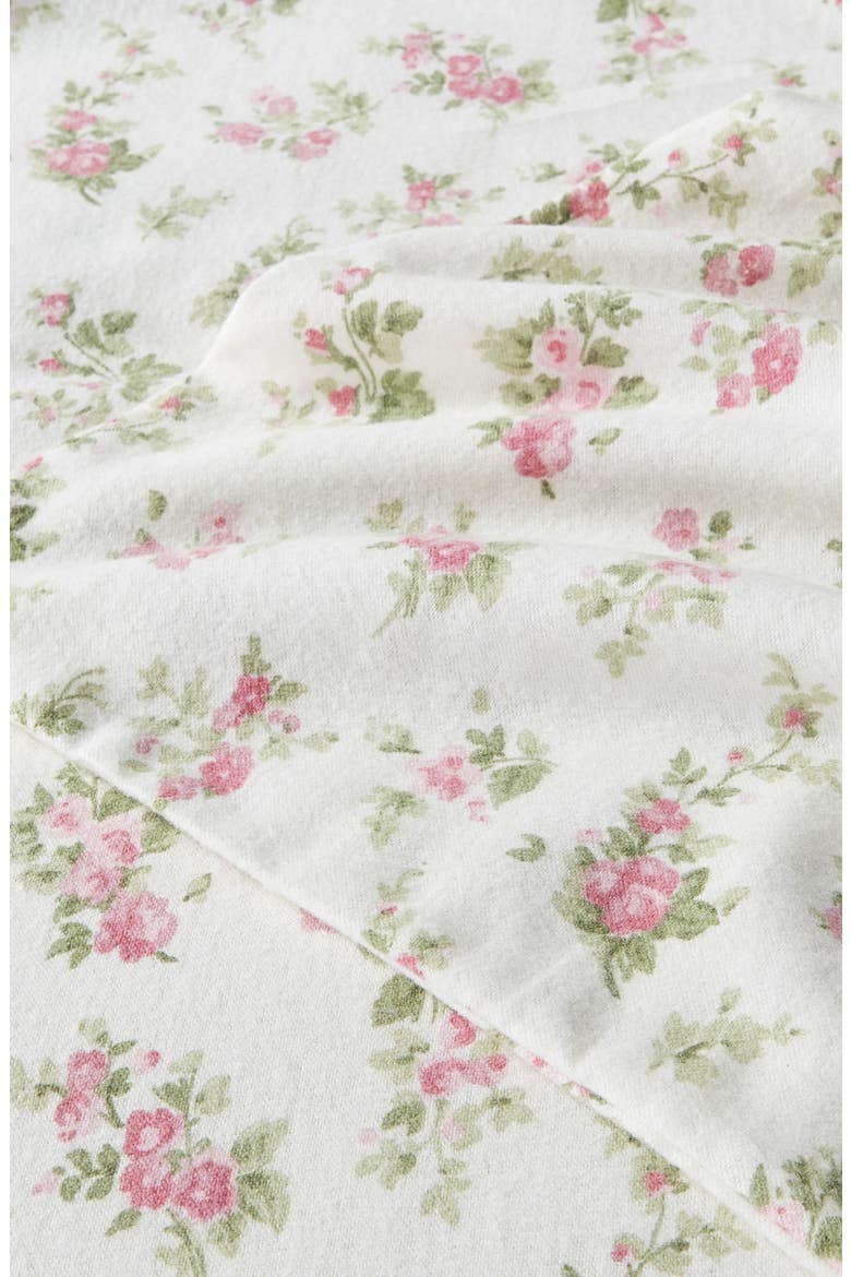 Audrey Cotton Flannel Sheet Set, Alternate, color, PINK