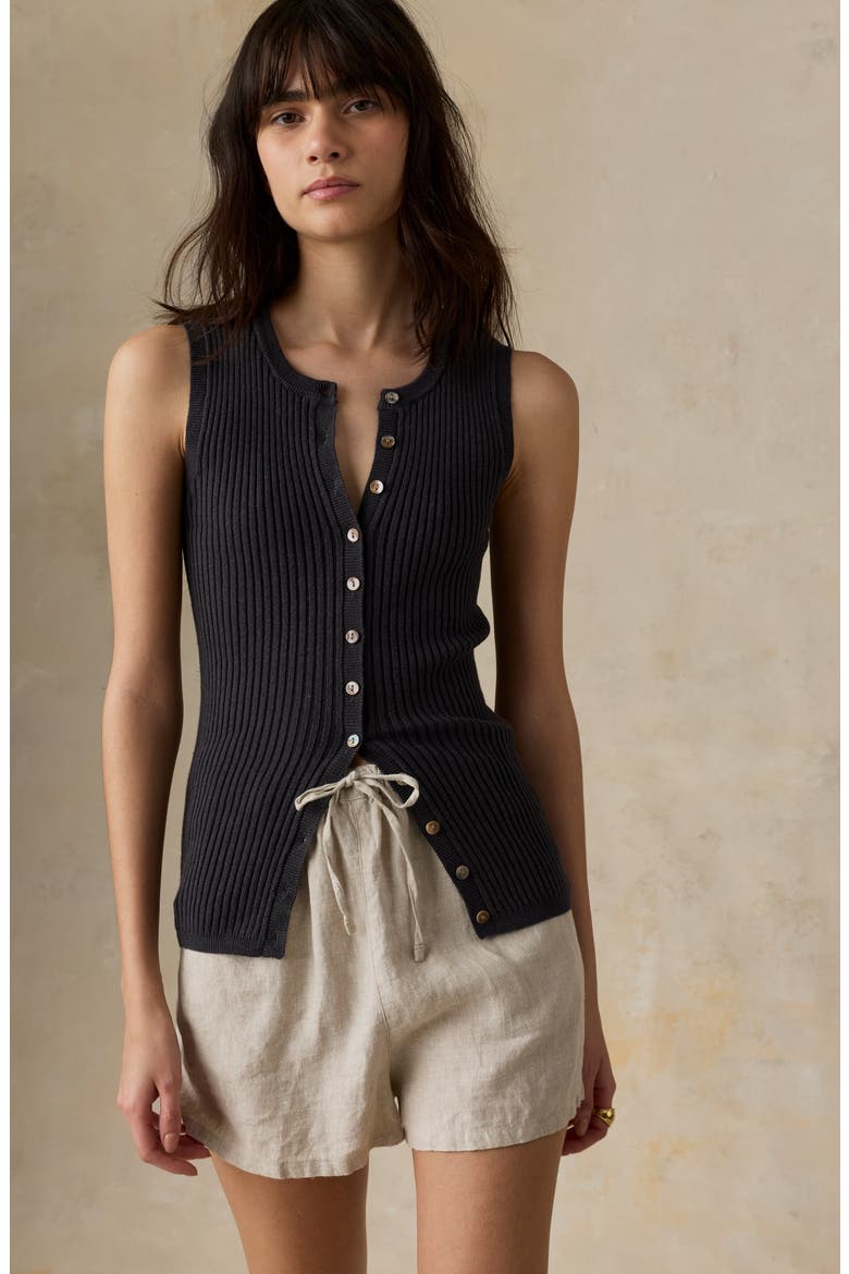 Laguna Montecito Linen Shorts, Alternate, color, FLAX