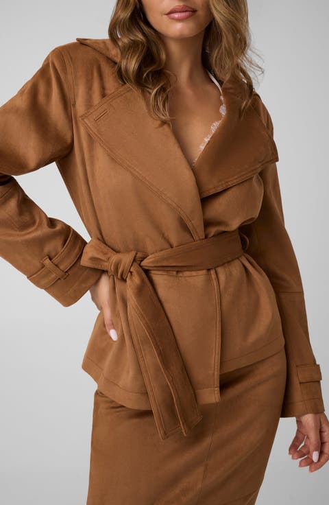 Layla Faux Suede Jacket