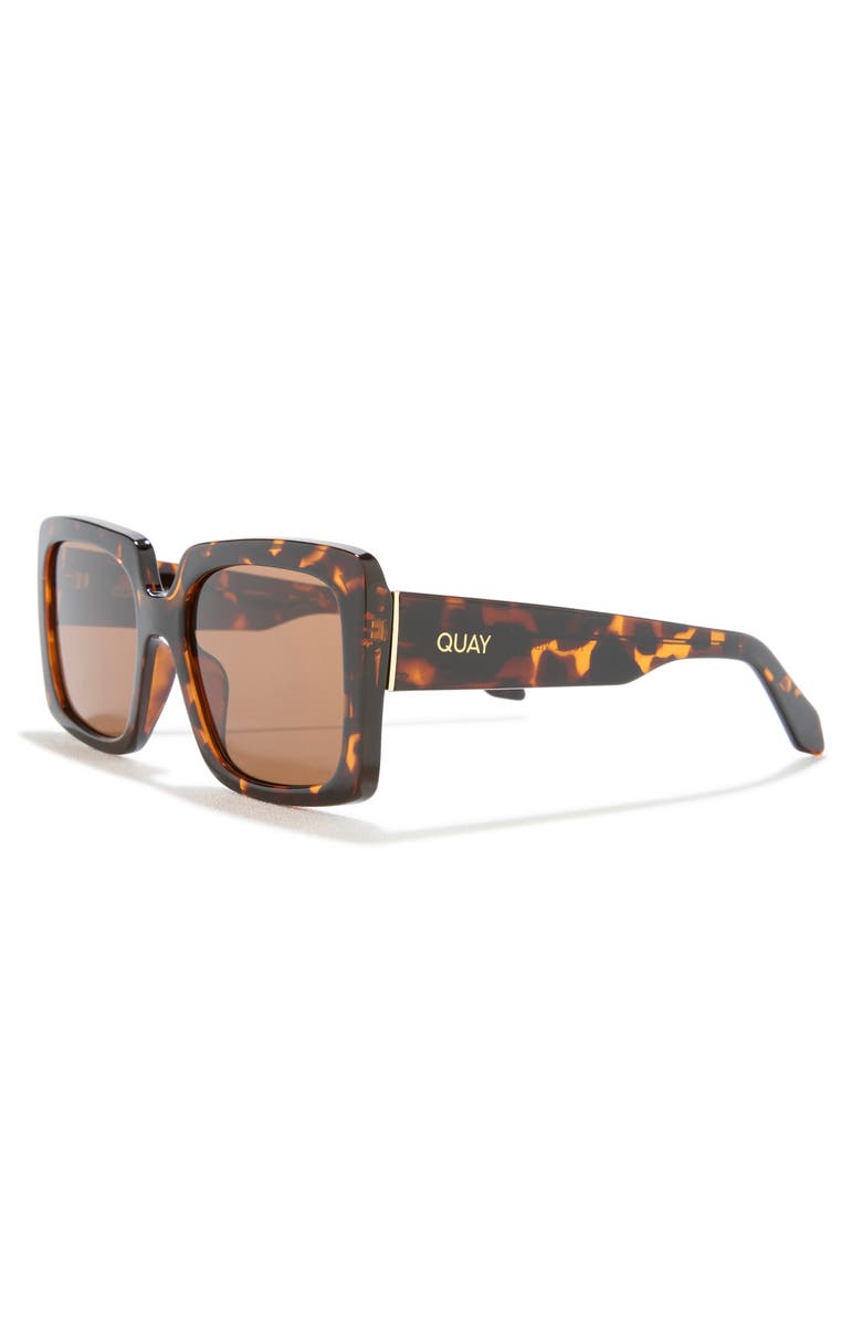QUAY Total Vibe 56mm Square Sunglasses, Alternate, color,