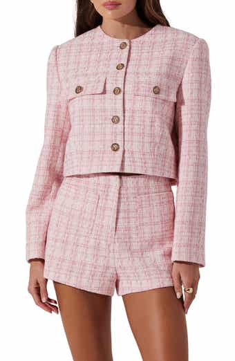 ASTR the Label Tweed Crop Jacket