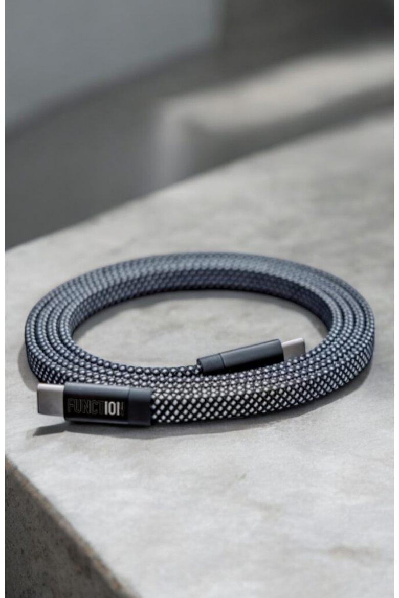 NEAT CABLE - Magnetically Organizing Charge Cable - 1.5M, Alternate, color, Silver