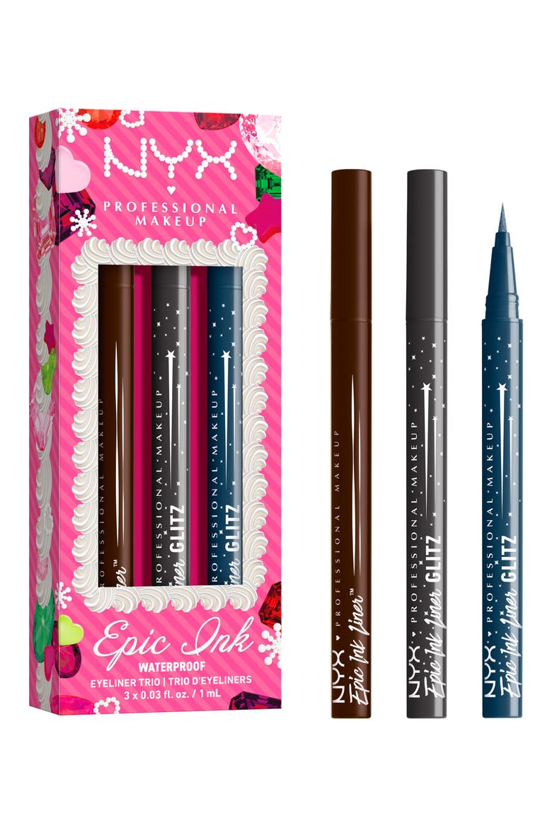Epic Ink Waterproof Eyeliner Trio (Limited Edition), Main, color, NO COLOR