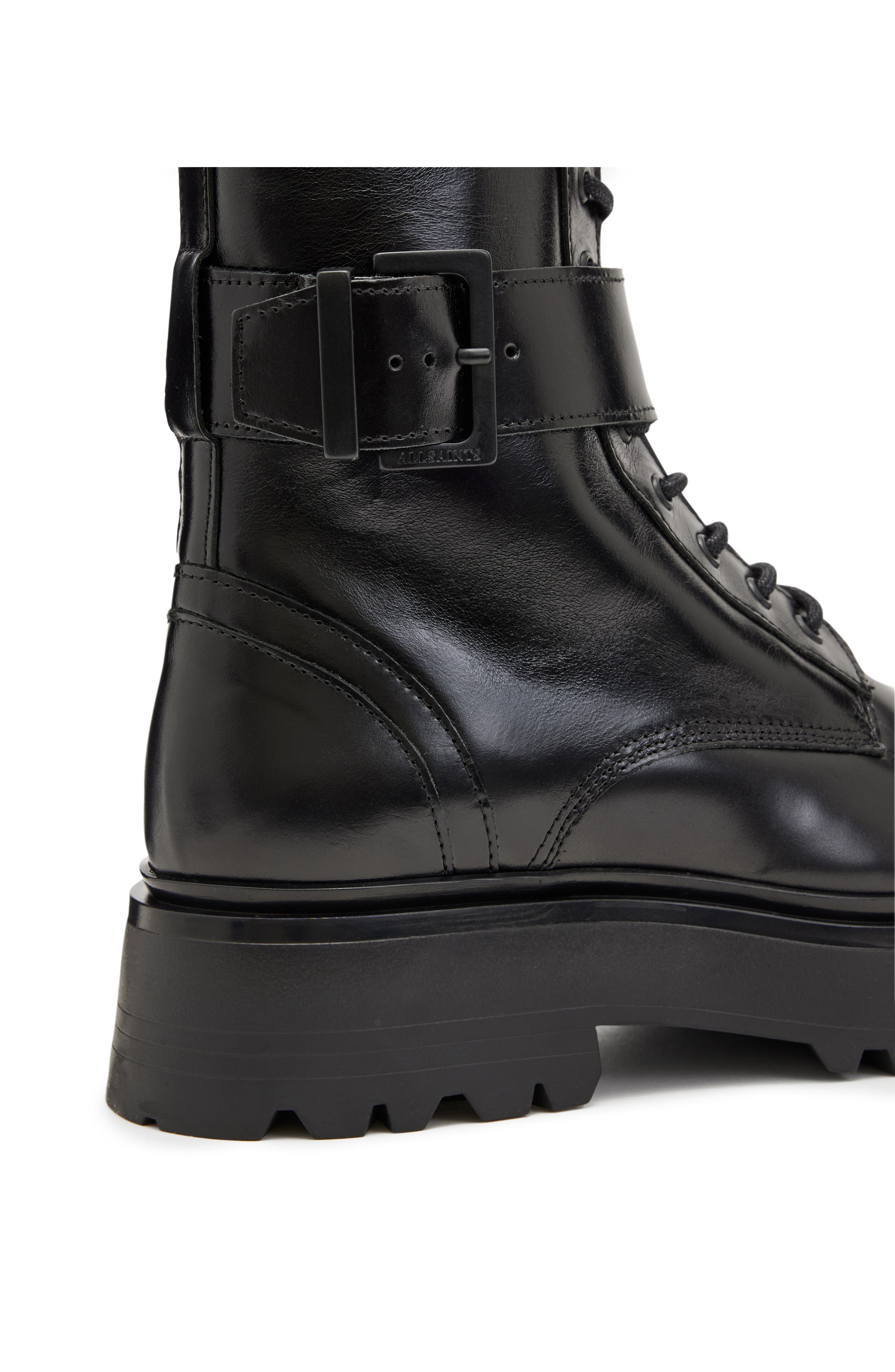 AllSaints Onyx Combat Boot, Alternate, color, 