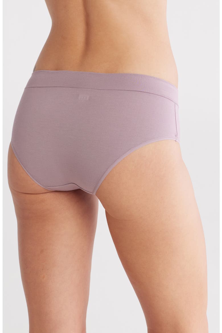 Tranquility Assorted 5-Pack Hipster Briefs, Alternate, color, PINK BEAUTY BEIGE MULTI