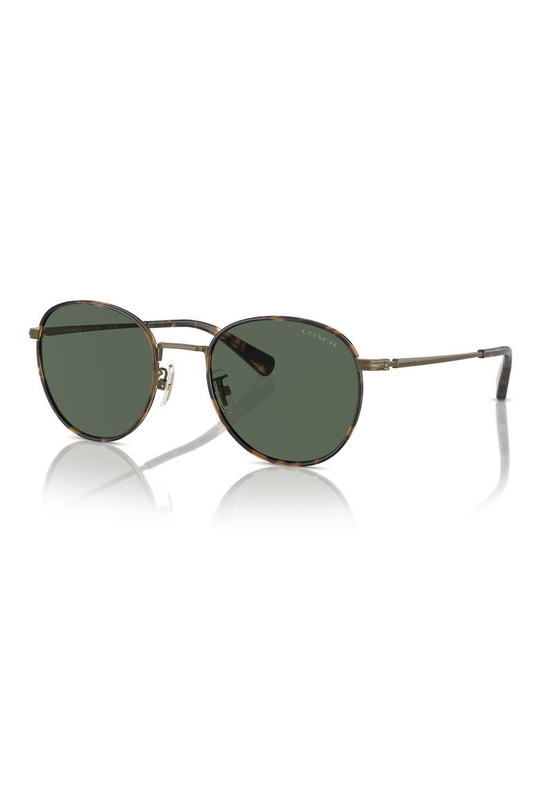 52mm Phantos Sunglasses, Alternate, color, GOLD / TOKYO TORTOISE / GREEN