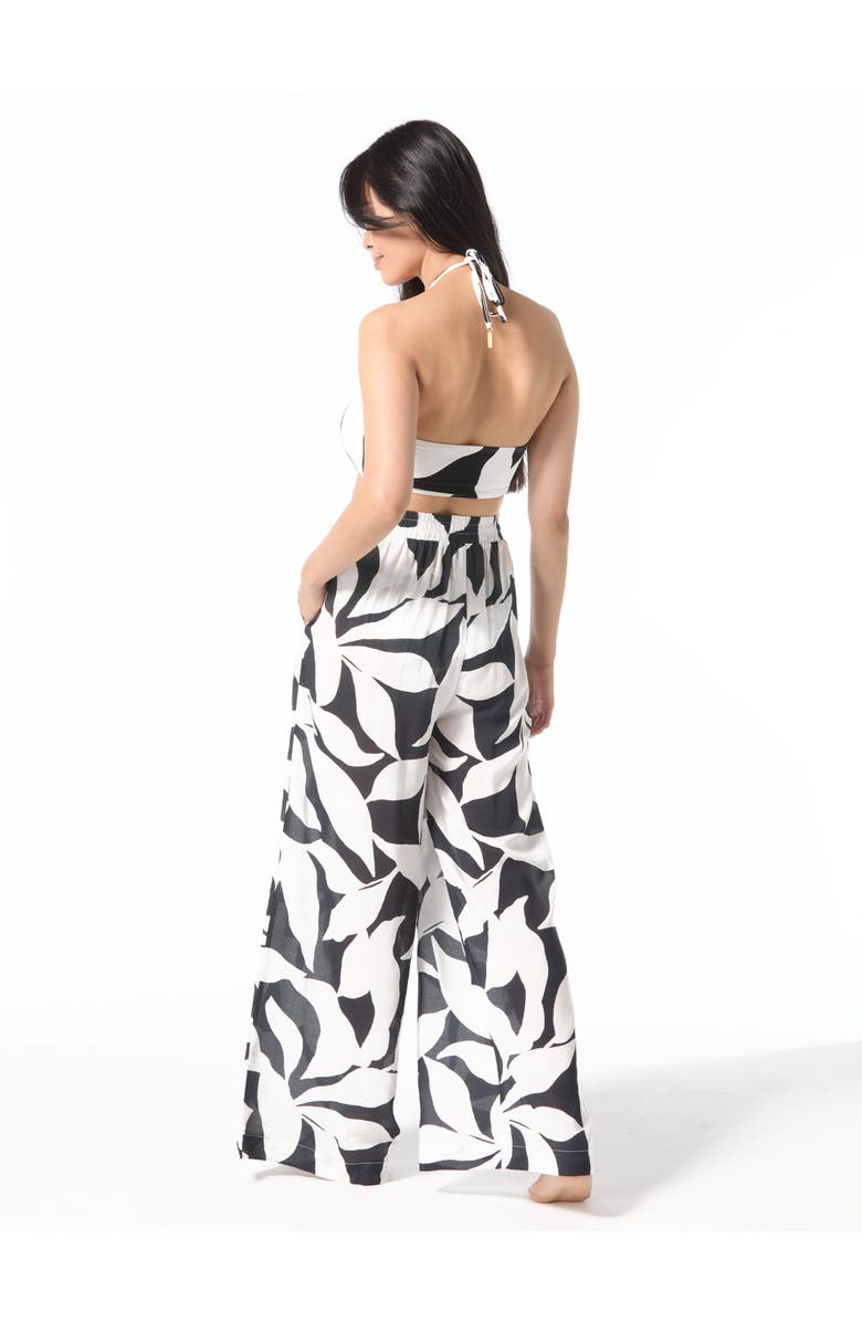 Vince Camuto Cover Up Pant, Alternate, color, Black/White