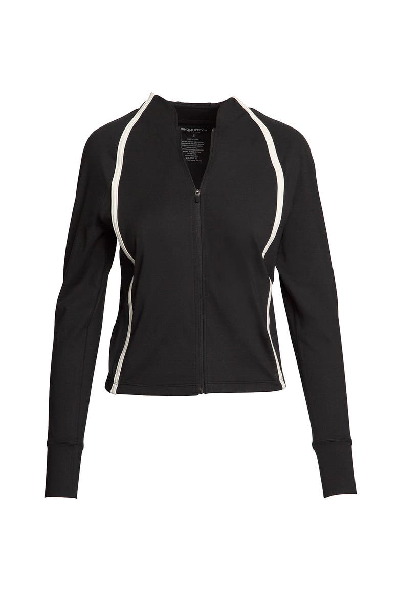 Active Full Zip Jacket, Alternate, color, Black
