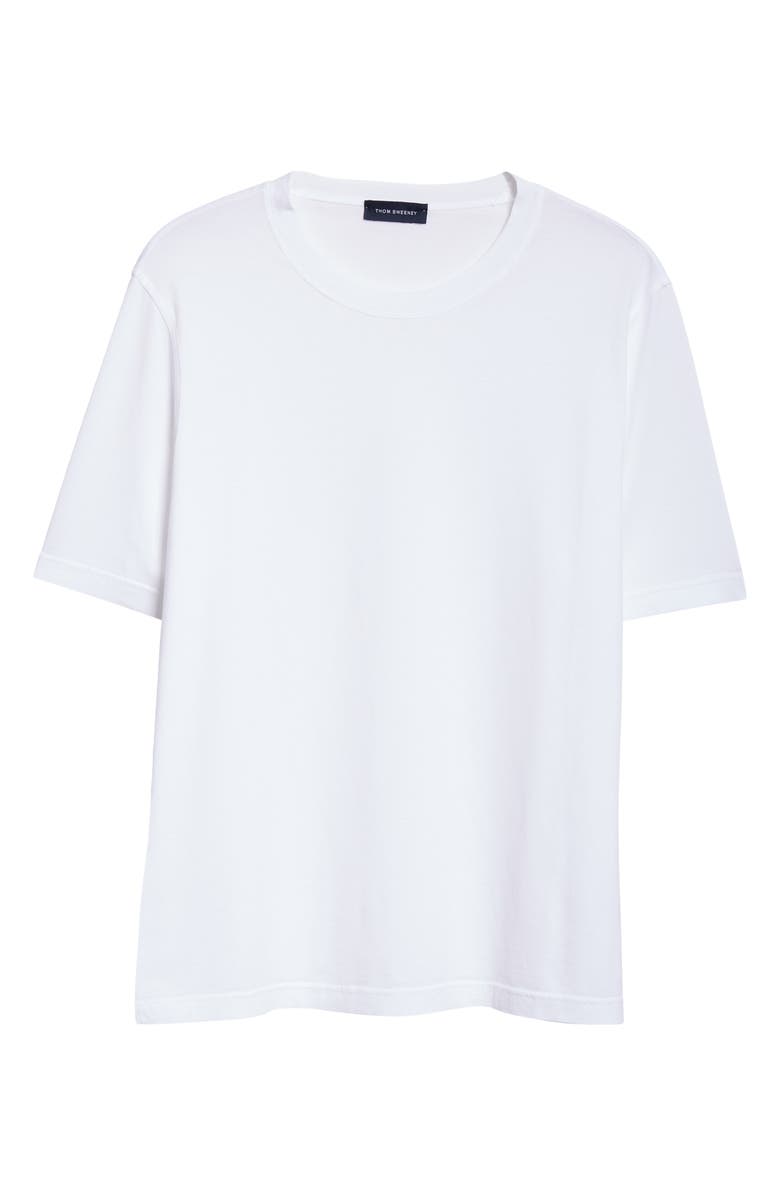 Thom Sweeney Classic Cotton T-Shirt, Alternate, color, White