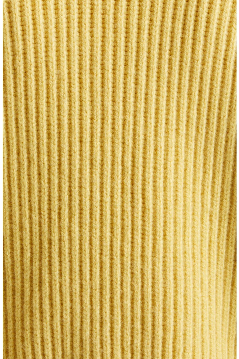 Rowan Rib Half Zip Sweater, Alternate, color, YELLOW