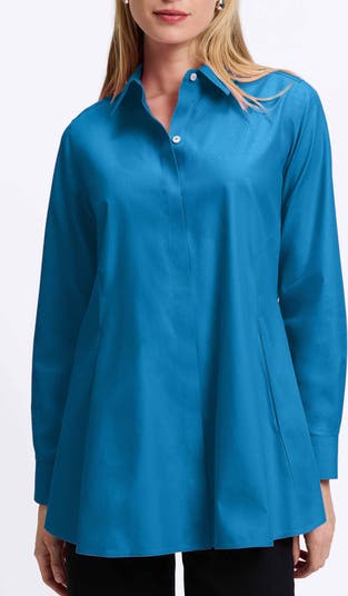 Foxcroft Cici Non-Iron Tunic Blouse | Nordstrom