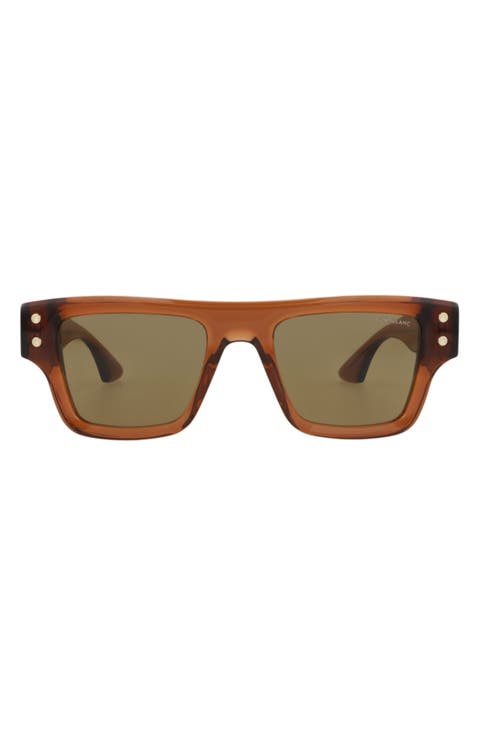 52mm Square Sunglasses