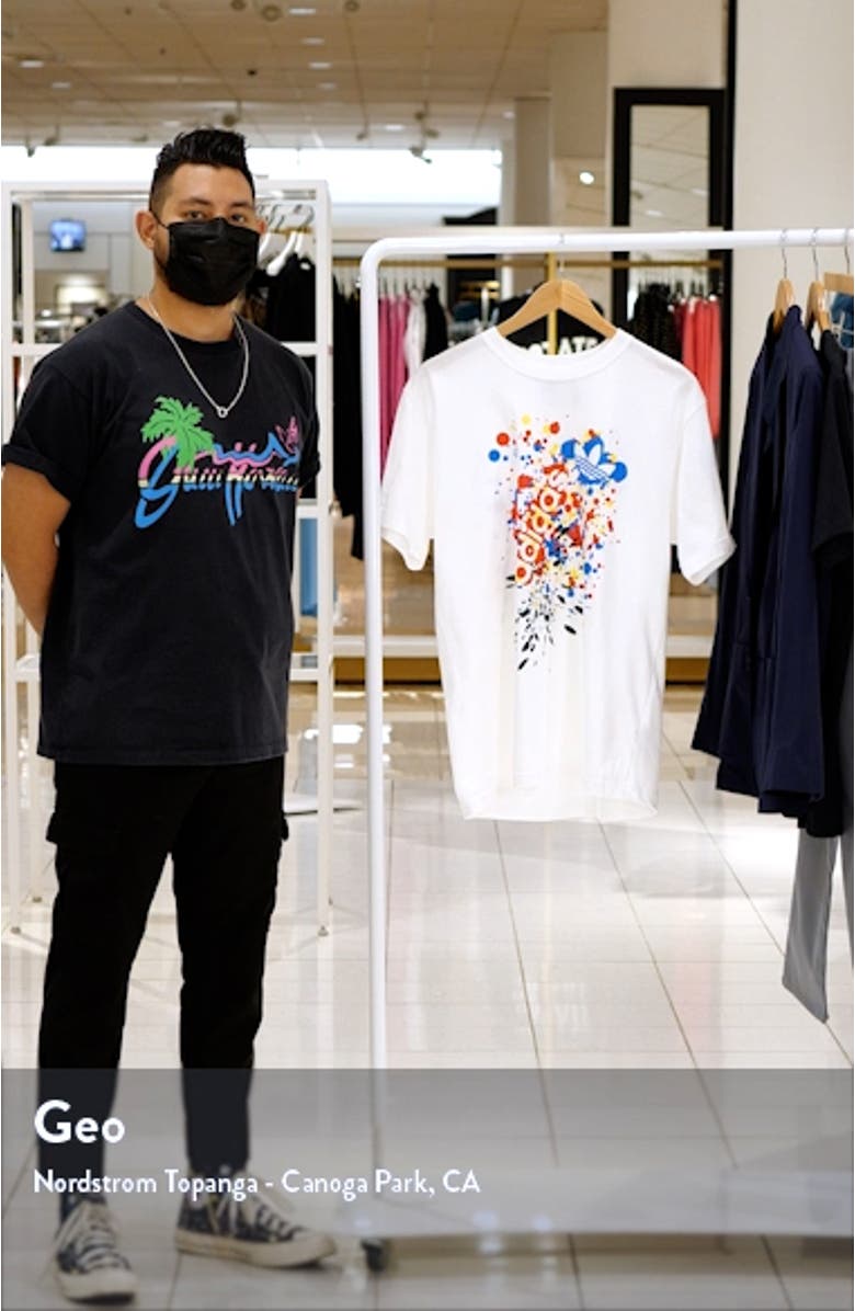 Men's Adi Split Graphic Tee, sales video thumbnail