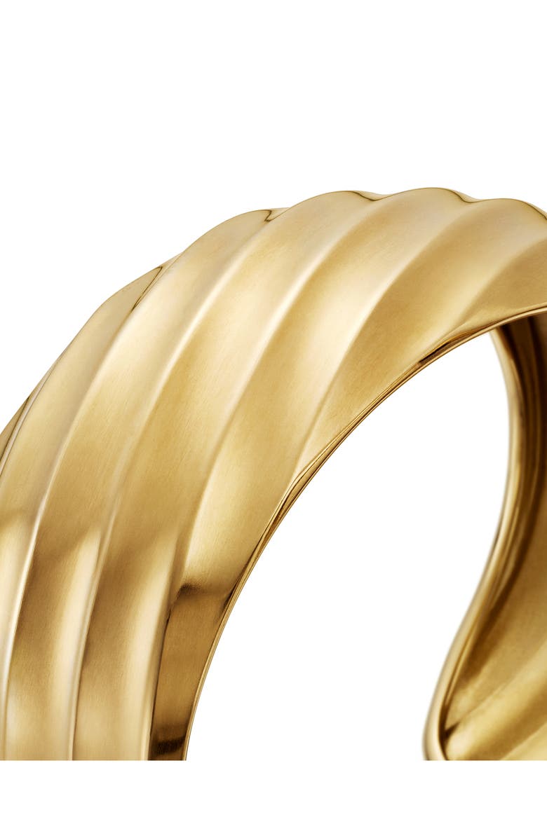 David Yurman Cable Edge<sup>™</sup> Cuff Bracelet in Recycled 18K Yellow Gold, Alternate, color, 18K Yellow Gold