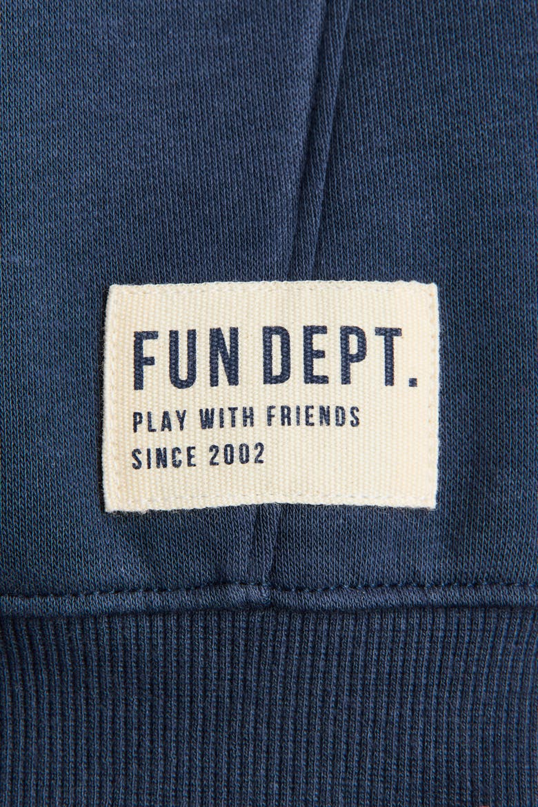 Half-zip Brushed-inside Sweatshirt, Alternate, color, Dark blue