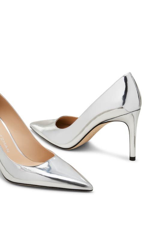 Stuart Weitzman Women's Stuart Power 85 Pumps In Silver