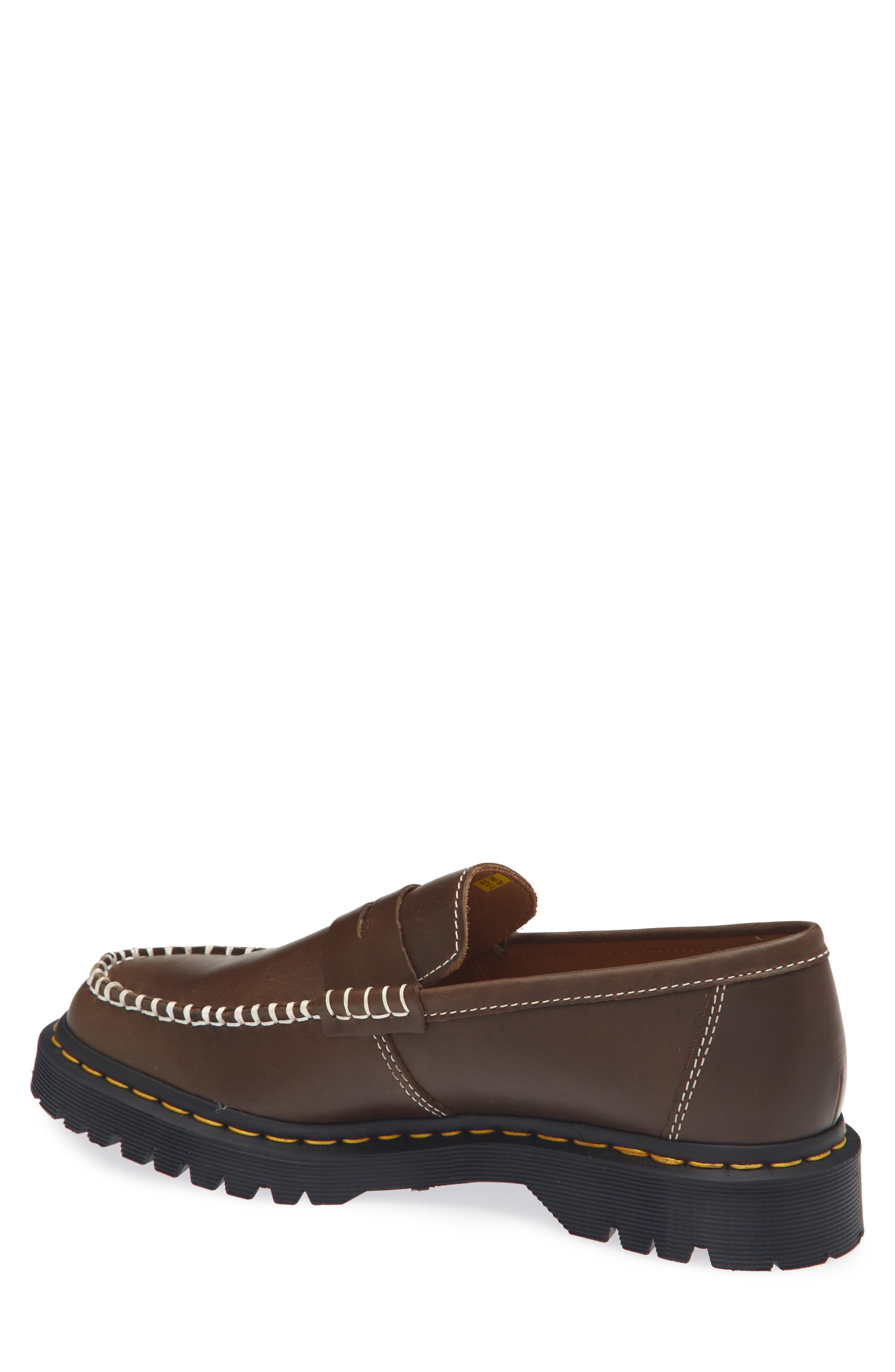 Penton Ben Leather Penny Loafer, Alternate, color, FOSSIL BROWN