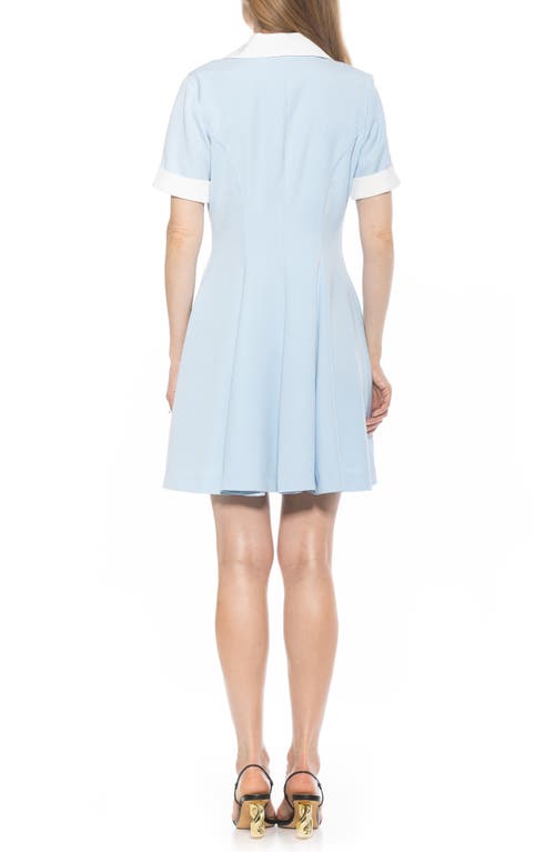 Alexia Admor Linus Dress In Halogen Blue
