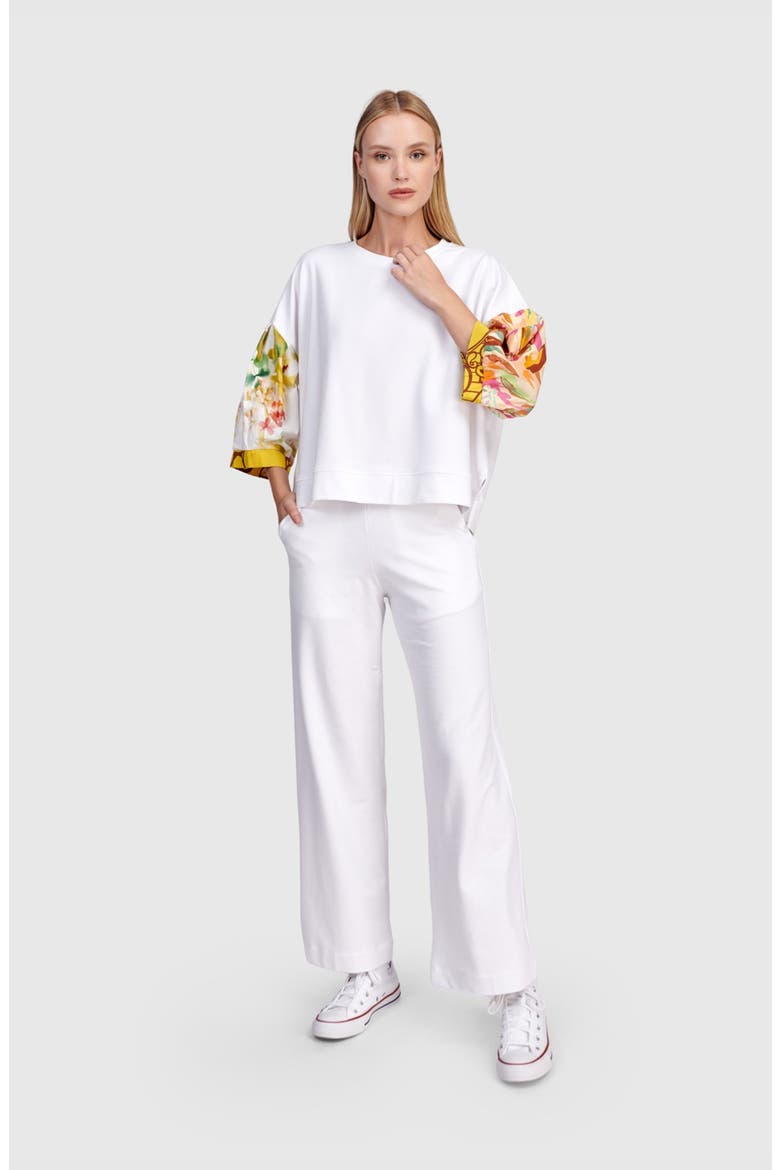 Starfruit Puff Top, Alternate, color, White