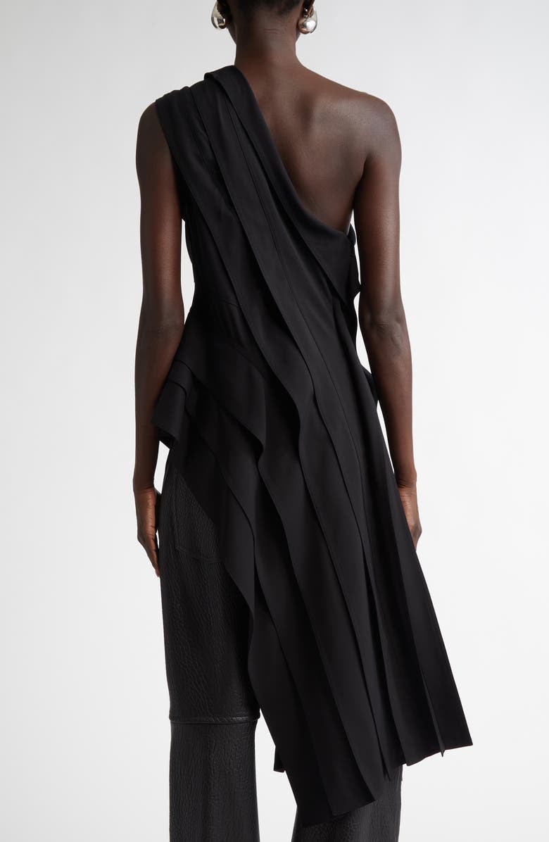 Bottega Veneta Fluid Asymmetric One-Shoulder Top, Alternate, color, 