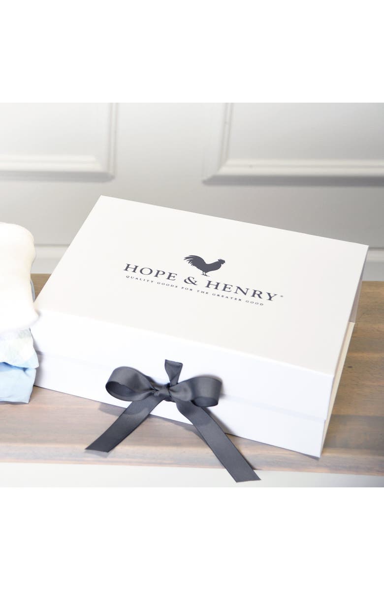 Hope & Henry Baby Organic 5 Piece Knit Gift Set with Box, Infant, Alternate, color,