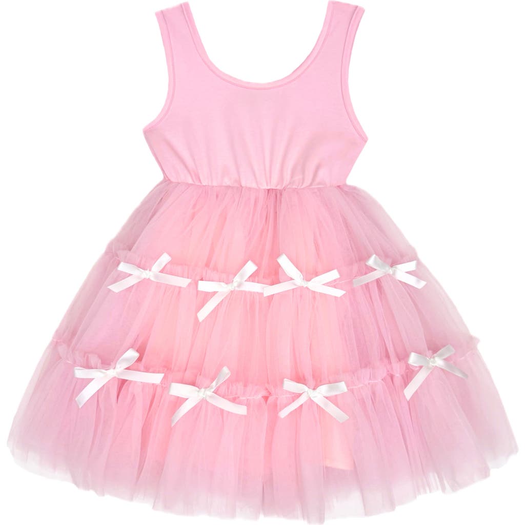 Mia Belle Girls Girls Blooming With Bows Sleeveless Tutu Dress