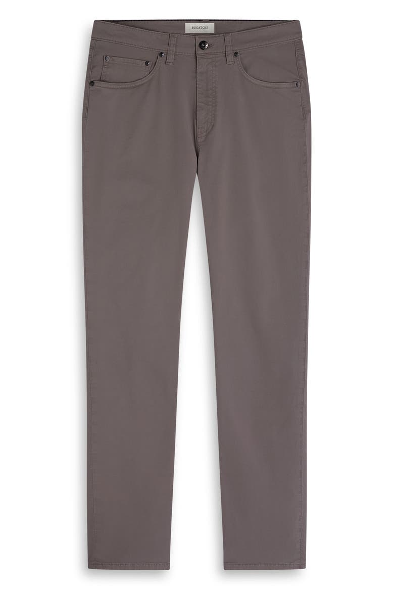 Stretch Cotton Pants, Alternate, color, WALNUT