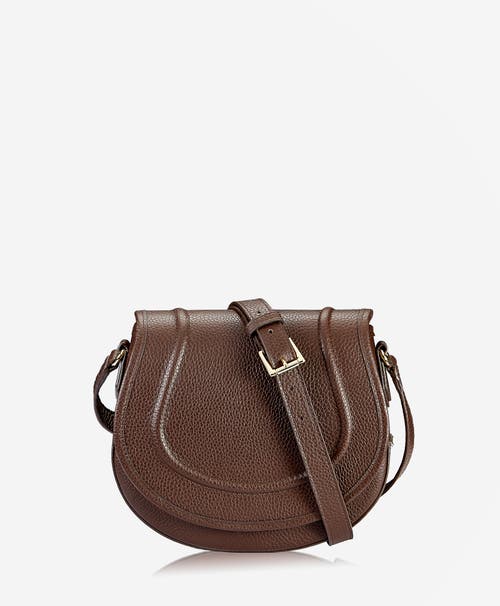 Gigi New York Jenni Saddle Bag In Brown