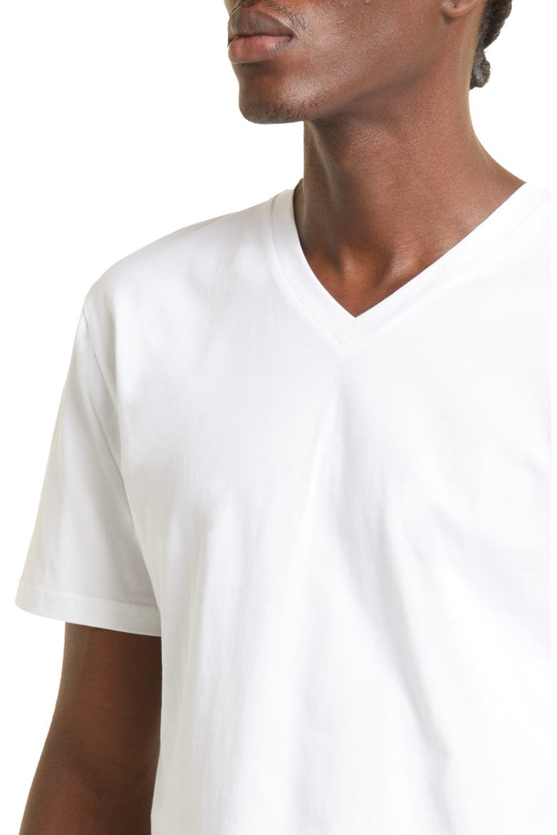 V-Neck T-Shirt, Alternate, color, WHITE