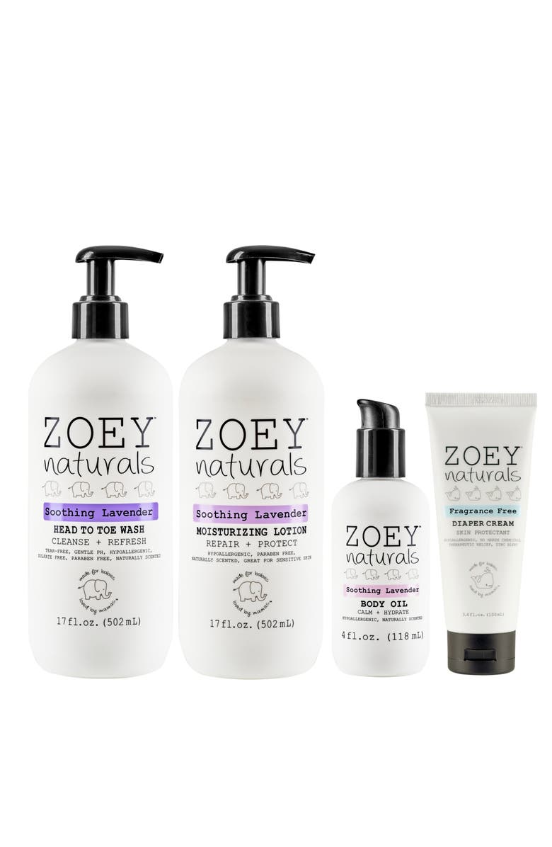 Zoey Naturals Soothing Lavender Newborn Kit, Alternate, color, Lavender