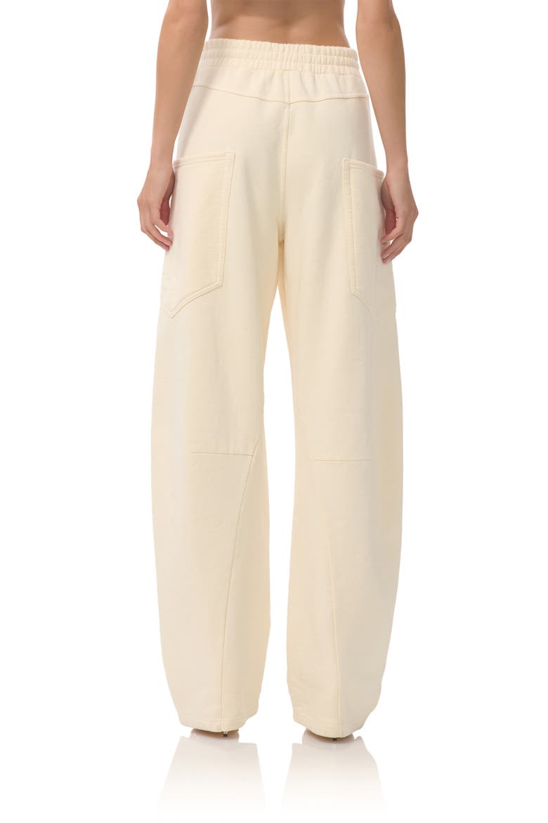 Ryan Cotton Barrel Sweatpants, Alternate, color, VINTAGE WHITE