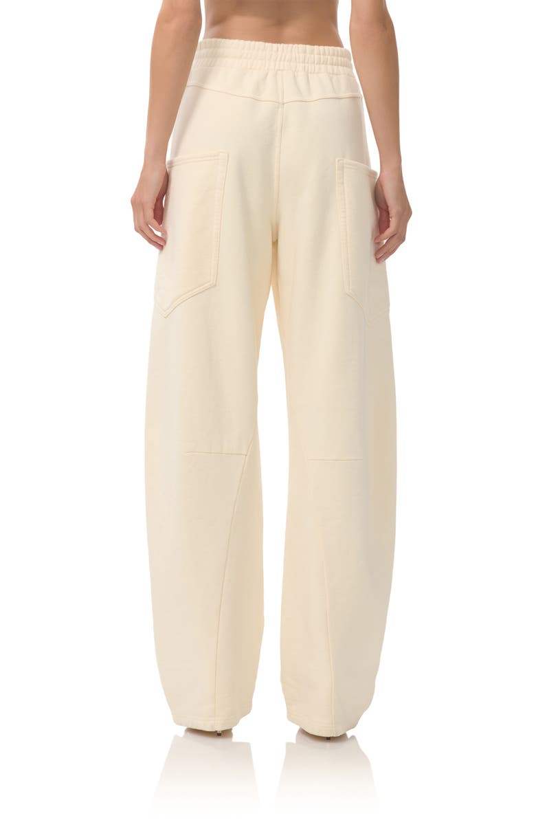 AFRM Ryan Cotton Barrel Sweatpants, Alternate, color, Vintage White