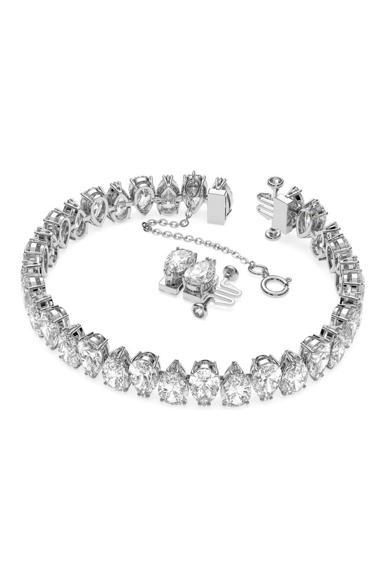 Matrix Crystal Bracelet, Alternate, color, WHITE