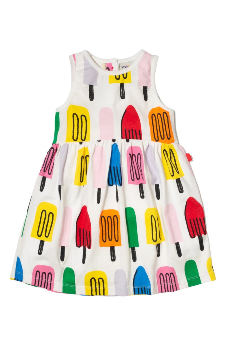 Mon Coeur Kids' Ice Pops Recycled & Organic Cotton Sundress, Main, color, Natural/ Summer