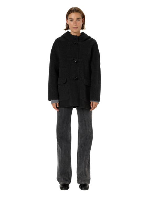 Malina Hooded Wool Coat