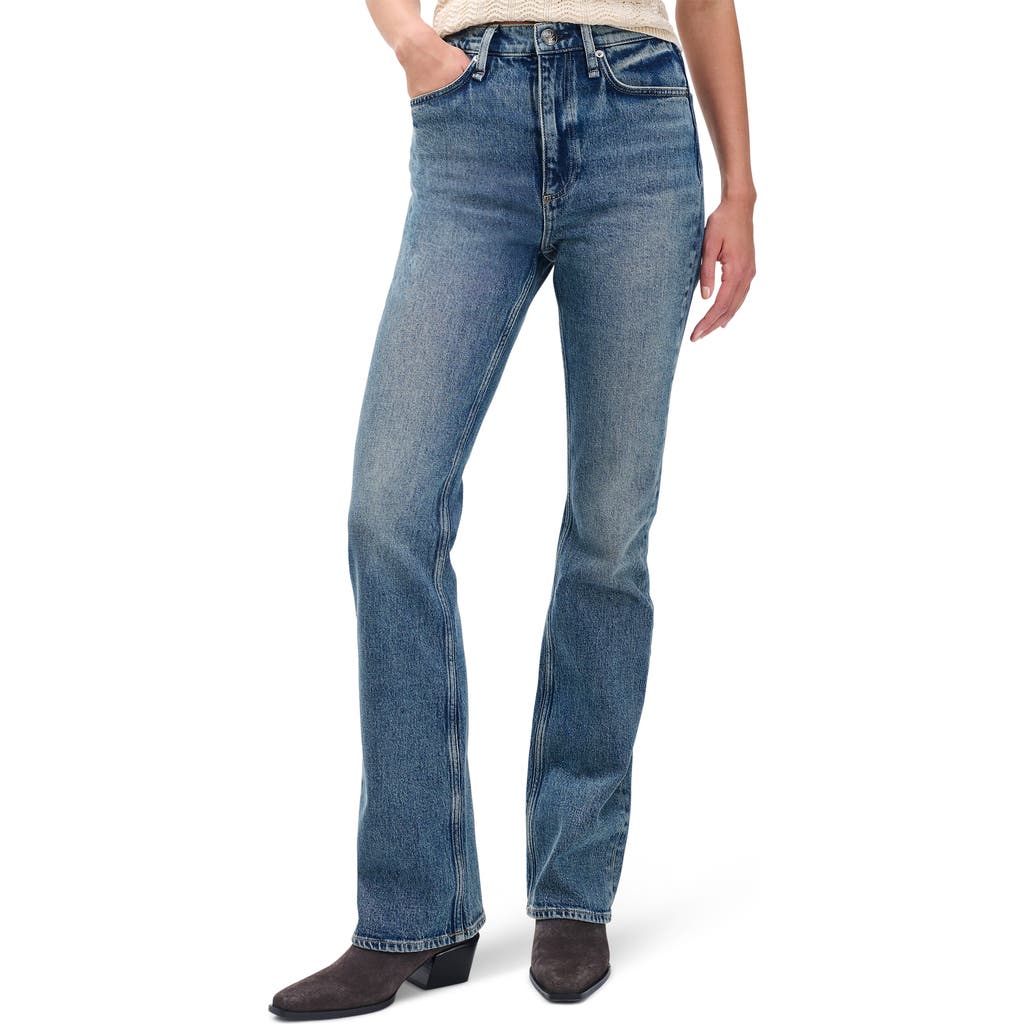 Rag & Bone Peyton Mid Rise Bootcut Jeans In Blue