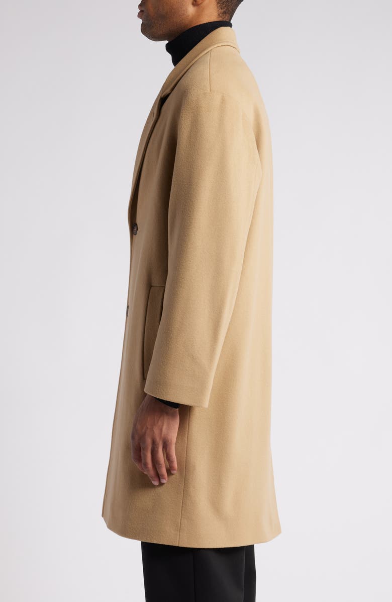 Fleurette Oscar Wool Topcoat, Alternate, color, Camel