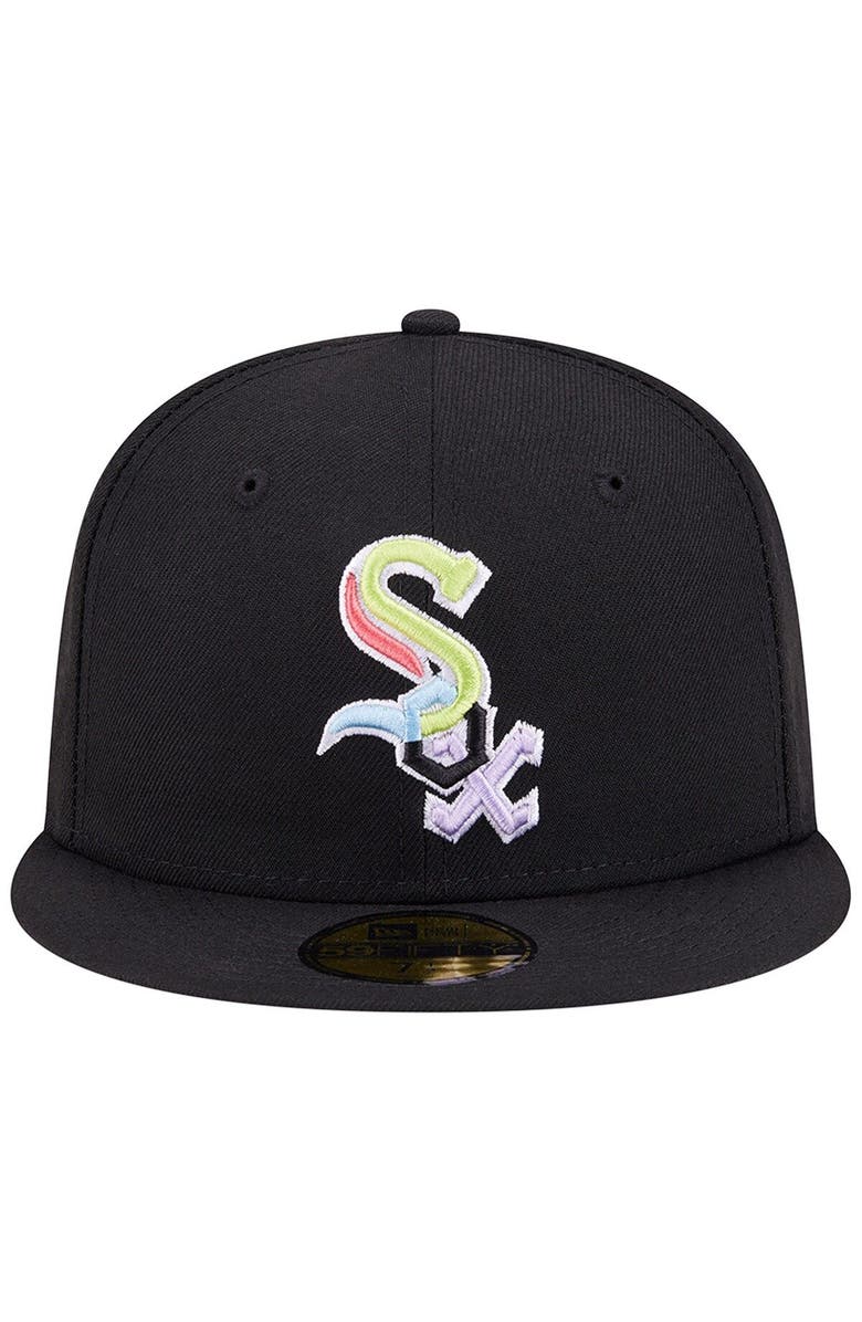 New Era Men's New Era Black Chicago White Sox Multi-Color Pack 59FIFTY Fitted Hat, Alternate, color, Black
