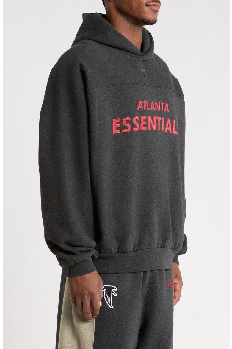 x NFL Atlanta Falcons '90s Relaxed Hoodie, Main, color, BLACK