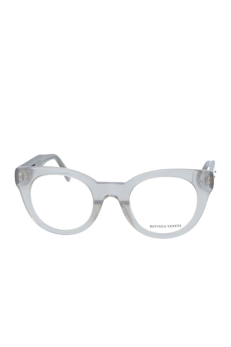 47mm Round Optical Frames, Alternate, color, GREY GREY TRANSPARENT
