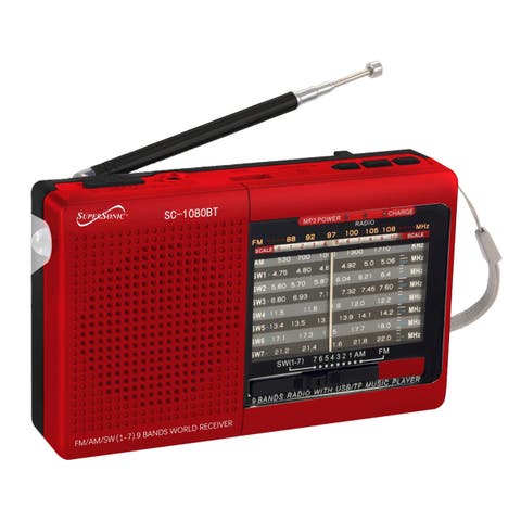 9 Band Radio with Bluetooth