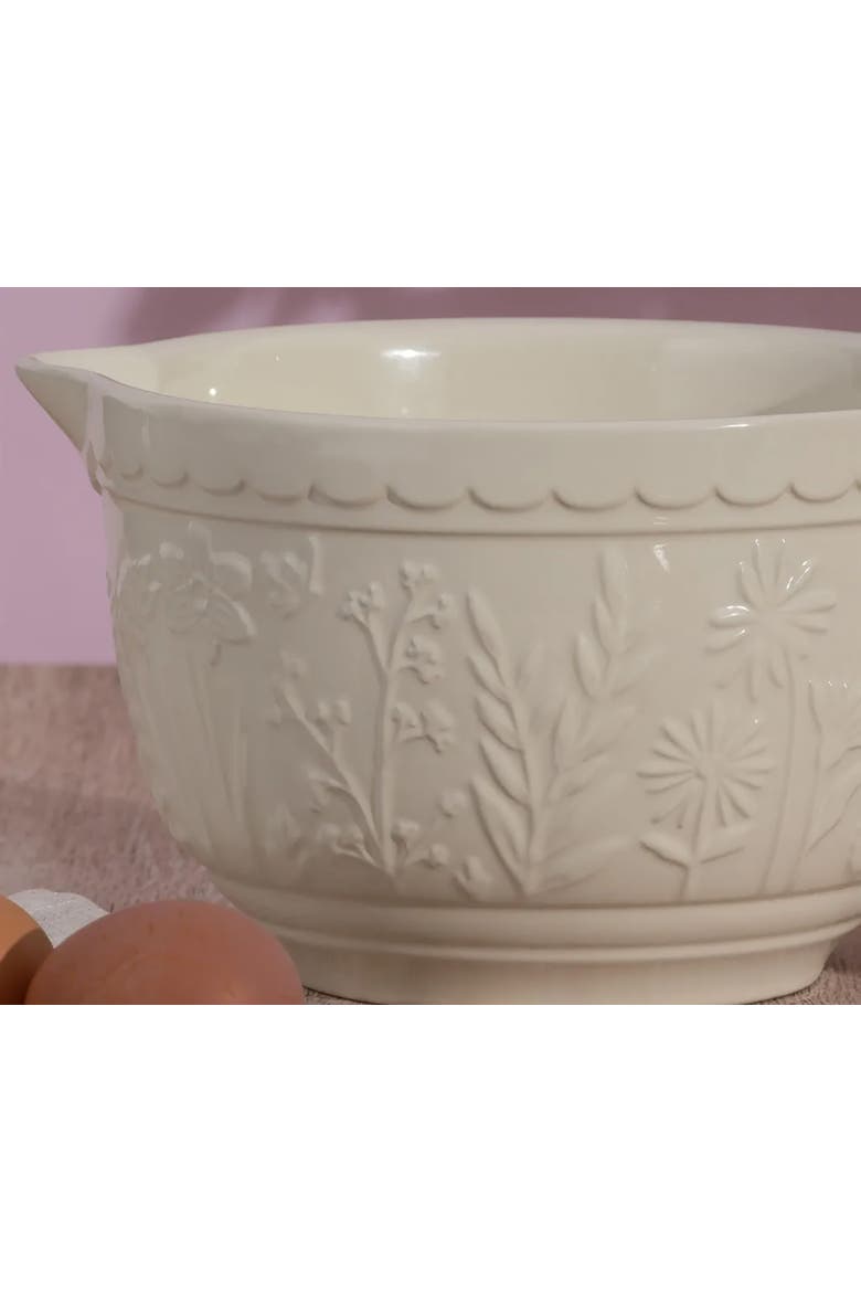 In The Meadow Batter Bowl, 2 Quart, Alternate, color, White