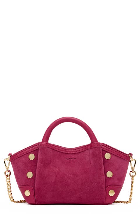 Mini Paul Suede Top Handle Bag