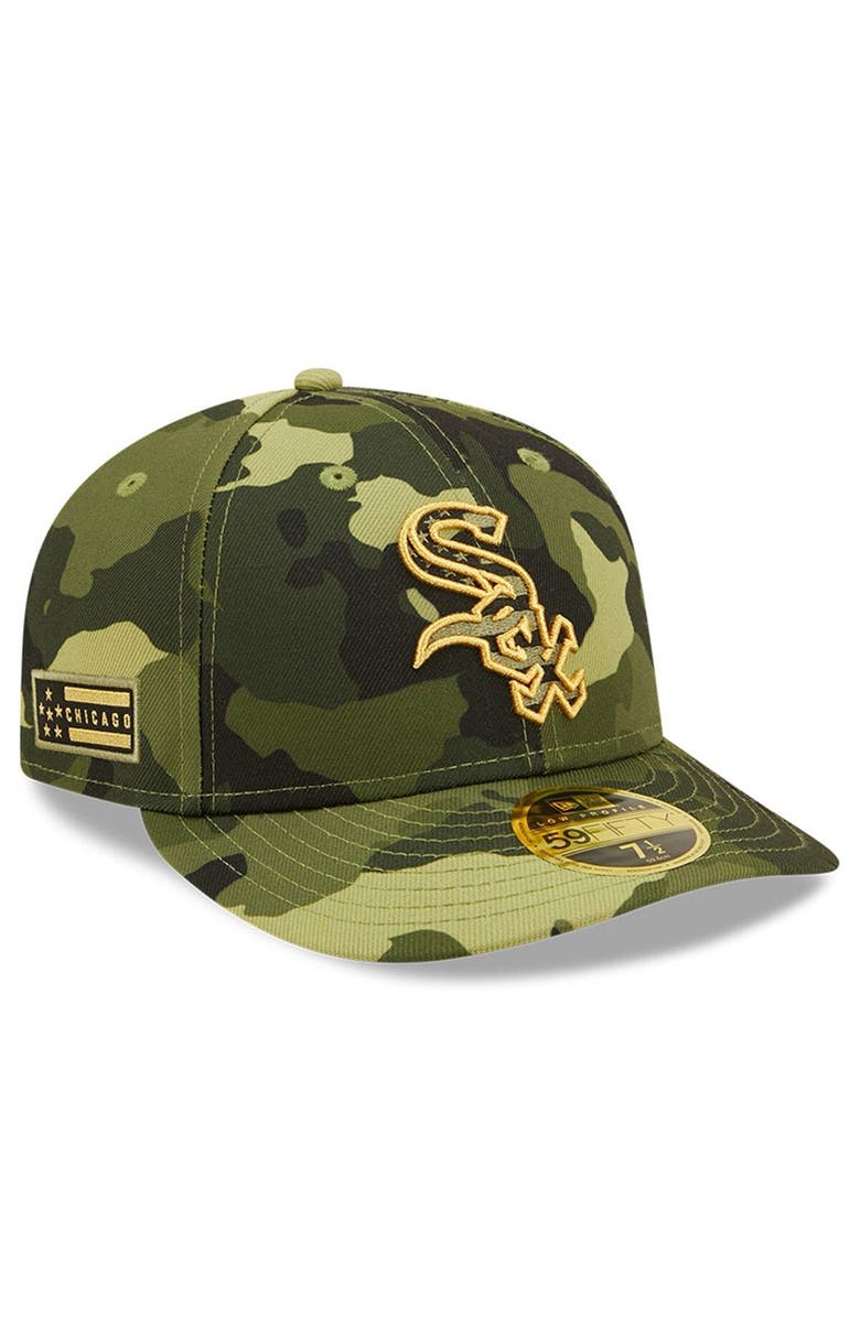 New Era Men's New Era Camo Chicago White Sox 2022 Armed Forces Day On-Field Low Profile 59FIFTY, Main, color, Camo