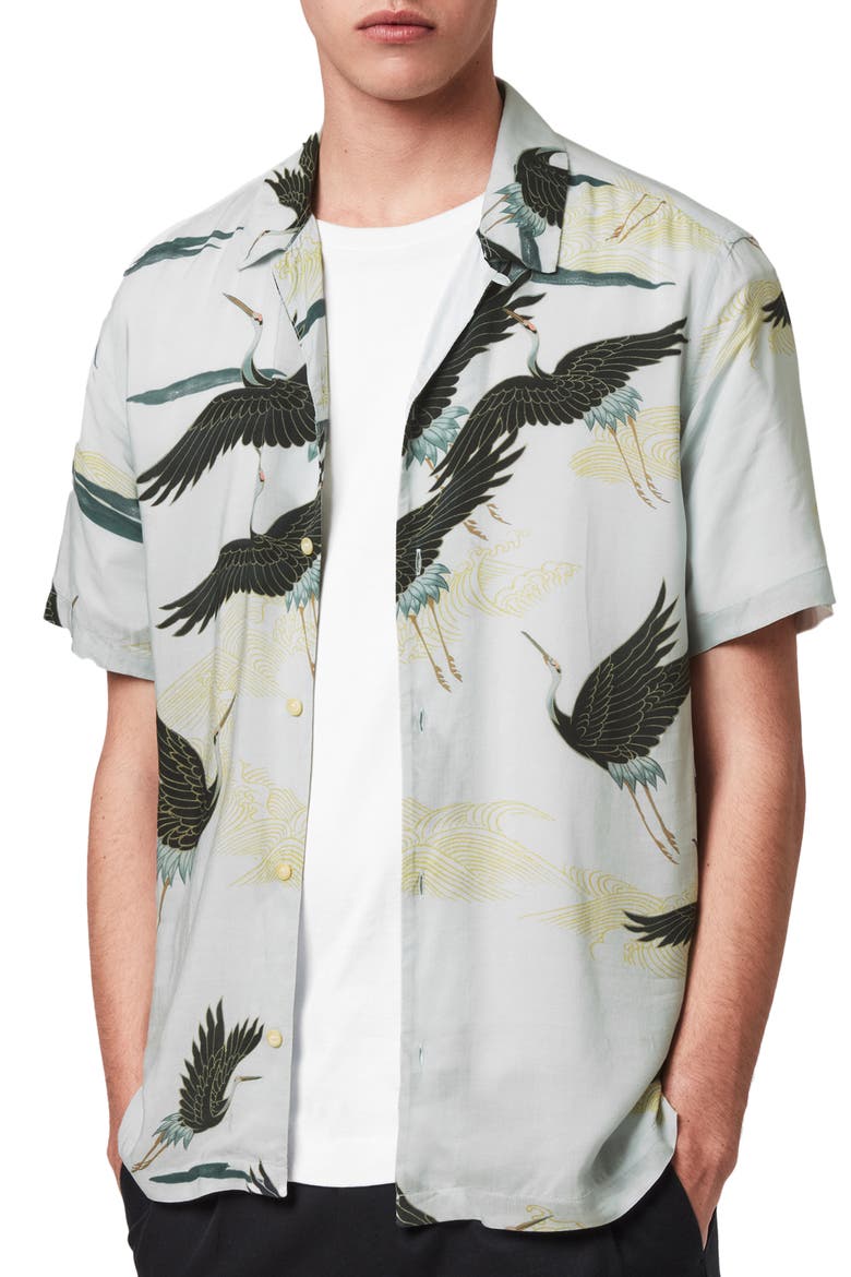 Yonder Slim Fit Short Sleeve Button-Up Shirt, Main, color, ECRU WHITE