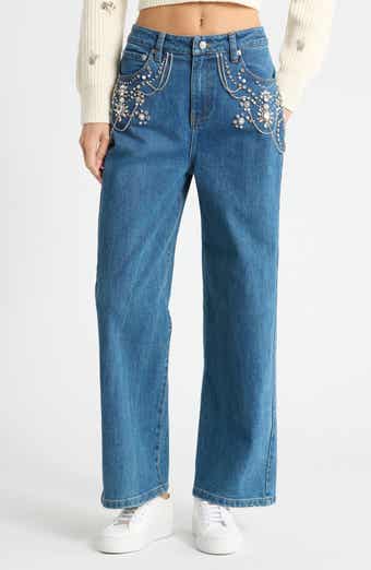 June Crop Wide Leg Jeans