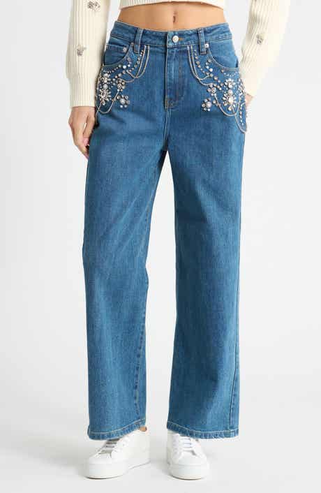 June Crop Wide Leg Jeans