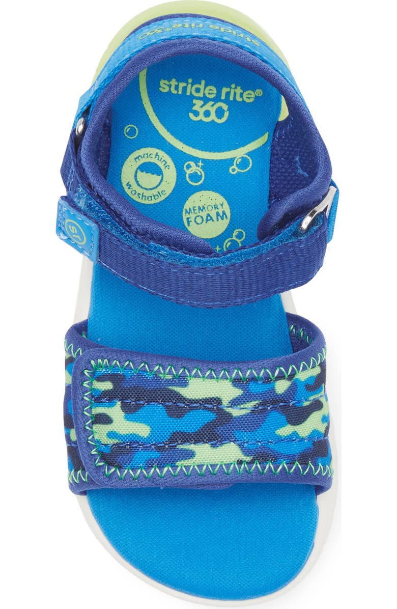 Stride Rite Kids' Kitt Light-Up Sandal, Alternate, color, Blue